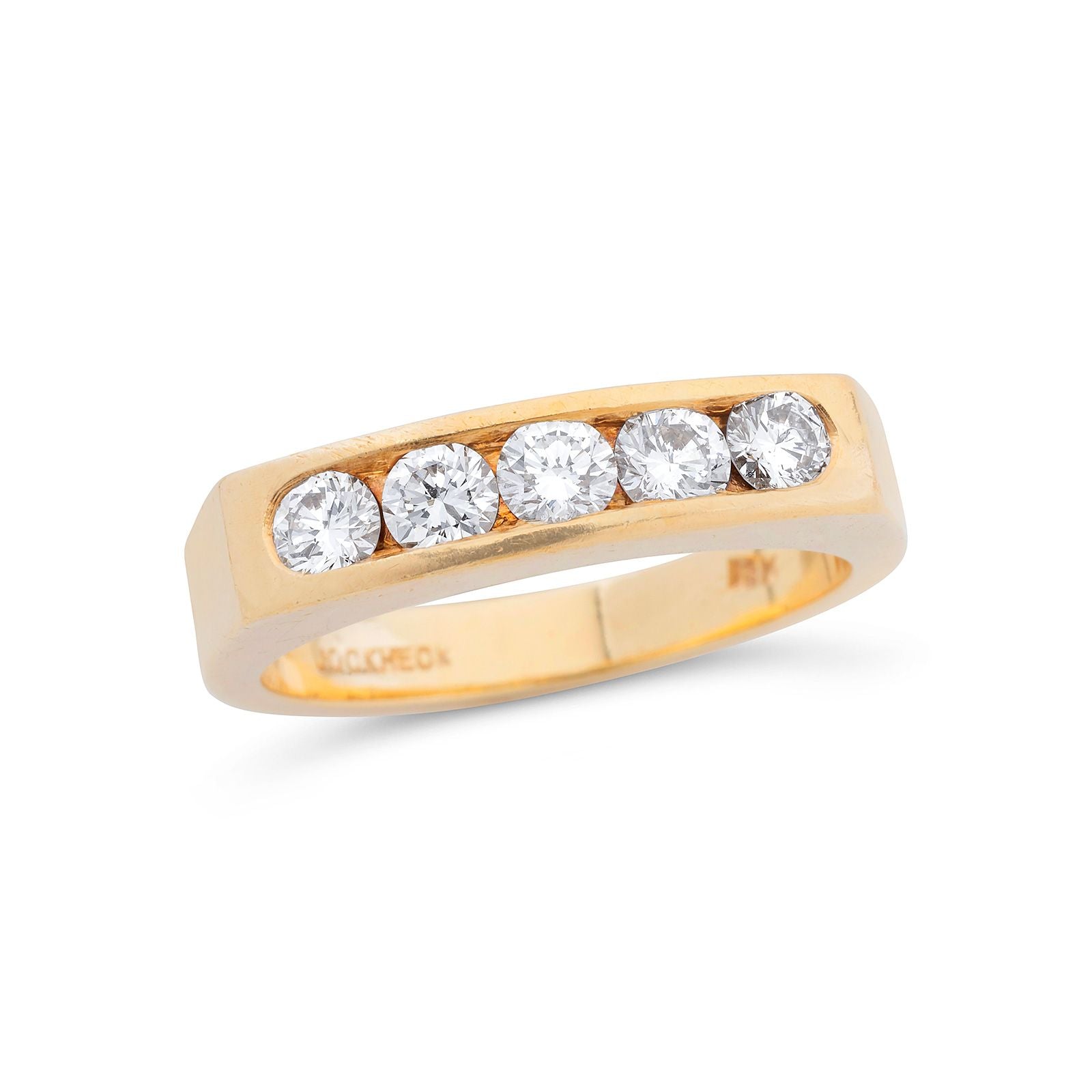 钻石 · 18K金戒指 / Diamond and 18K Gold Ring