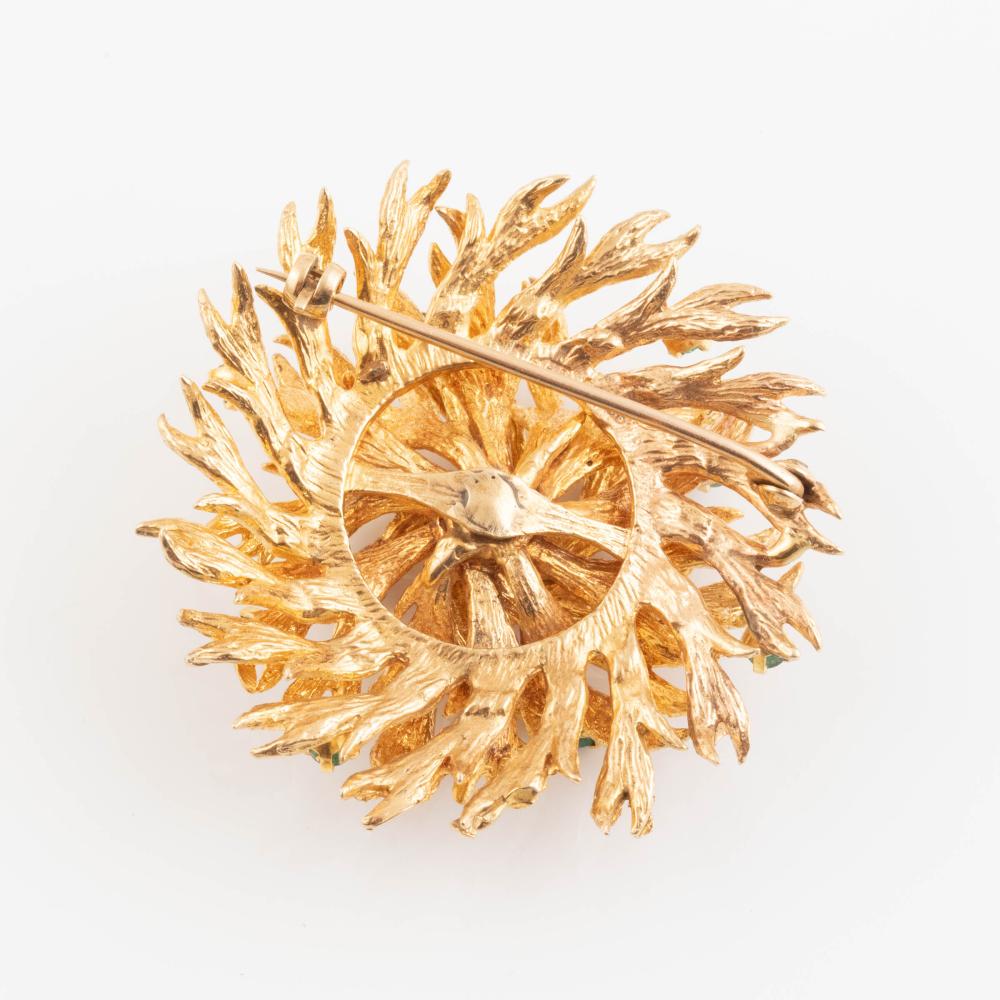 英国 9k 黄金胸针 / English 9k Yellow Gold Brooch