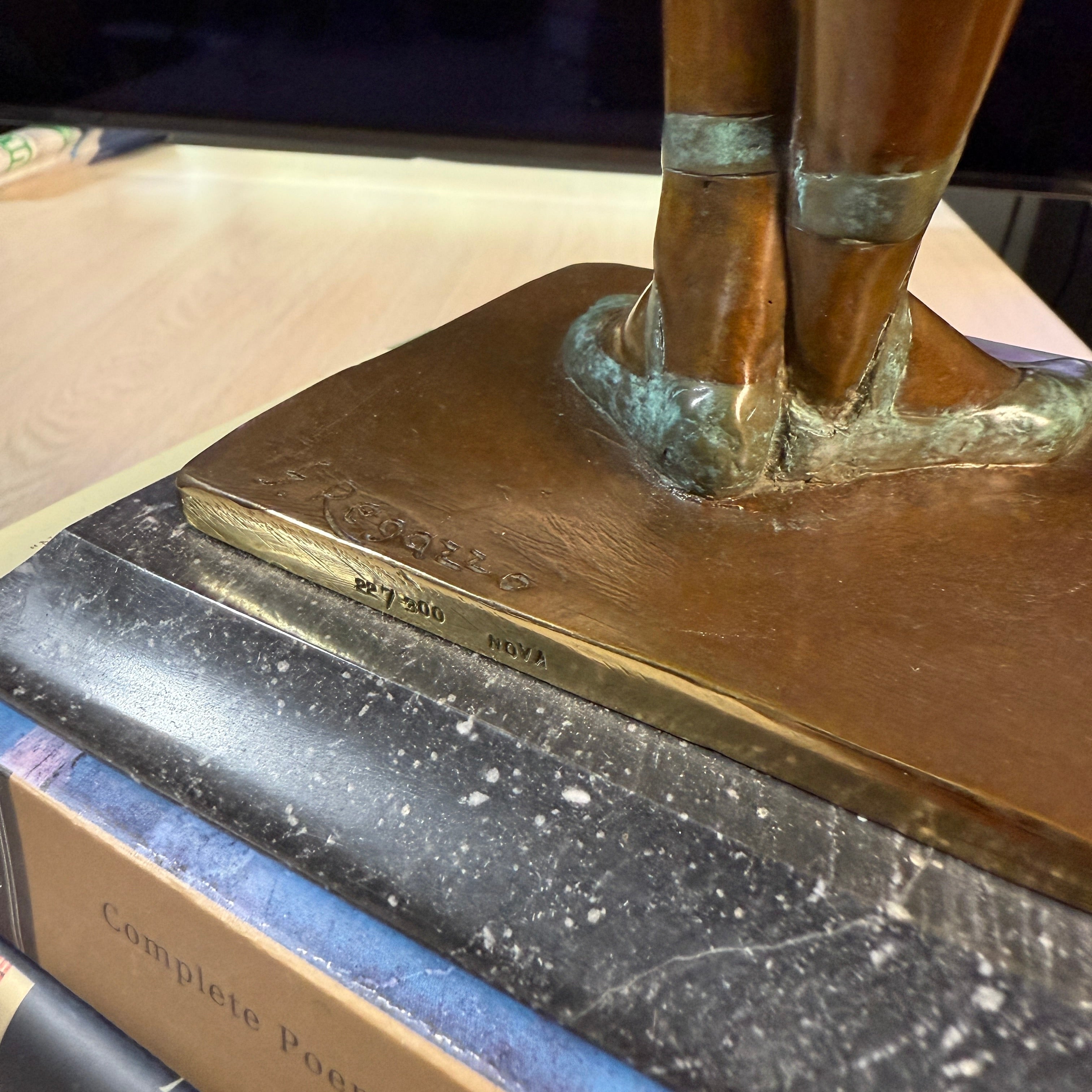 《芭蕾舞者》限量青铜雕塑 意大利当代雕塑家签名作品 / "Ballerina" Limited Edition Bronze Sculpture · Signed Work by Contemporary Italian Sculptor