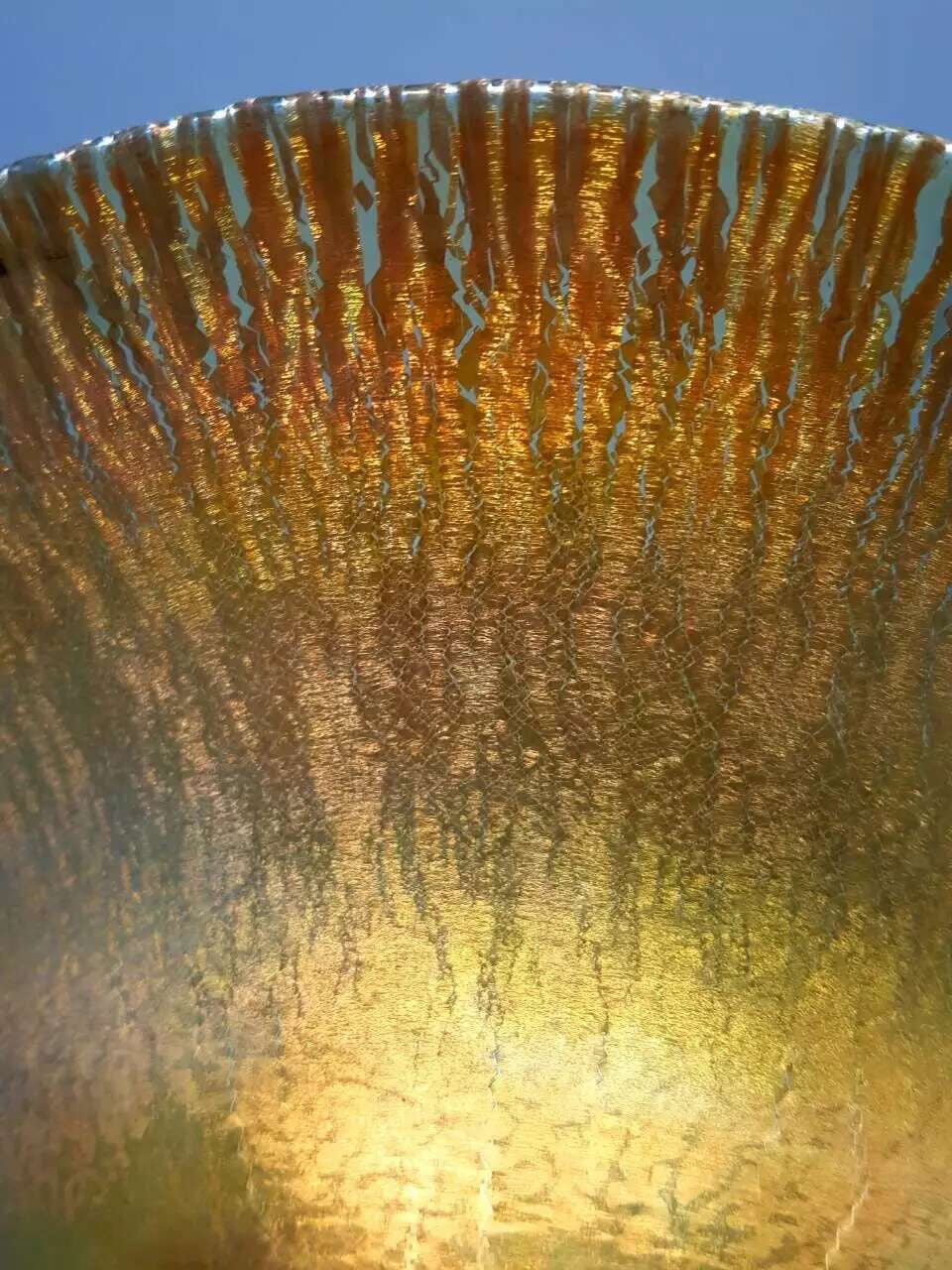 蒂凡尼 Favrile 虹彩艺术盘|Tiffany Studios,新艺术风格玻璃器,签名款,约1900年