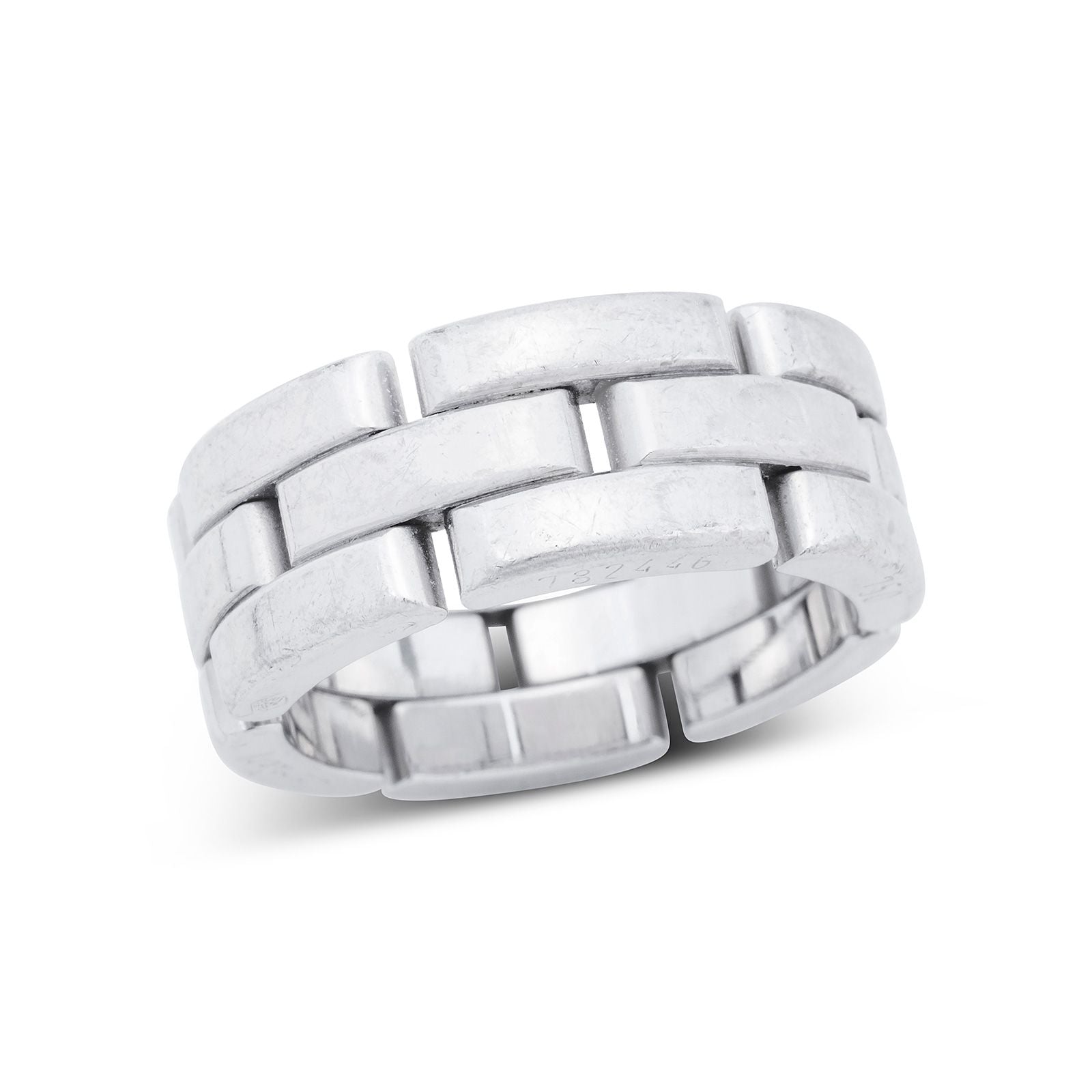 卡地亚 · “Maillon Panthère” · 18K白金戒指 / Cartier “Maillon Panthère” 18K White Gold Ring
