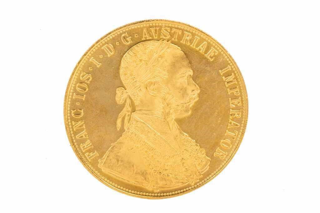 奥匈帝国 g1915 重铸金币双枚套装(14g × 2)Austro-Hungarian g1915 Re-strike Gold Coin Set (14g × 2)