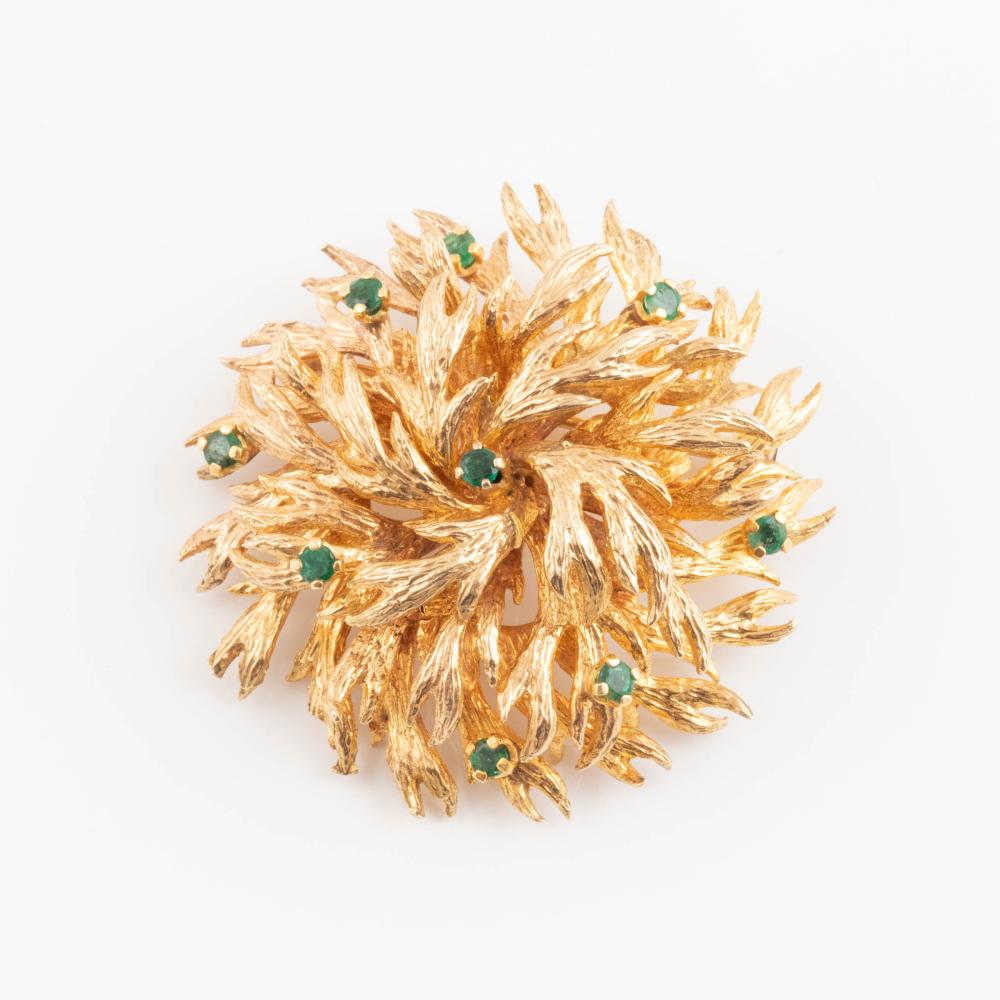 英国 9k 黄金胸针 / English 9k Yellow Gold Brooch