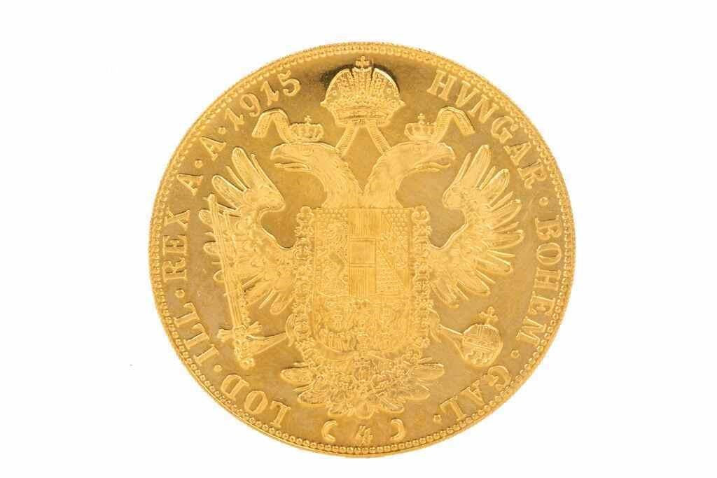 奥匈帝国 g1915 重铸金币双枚套装（14g × 2）Austro-Hungarian g1915 Re-strike Gold Coin Set (14g × 2)